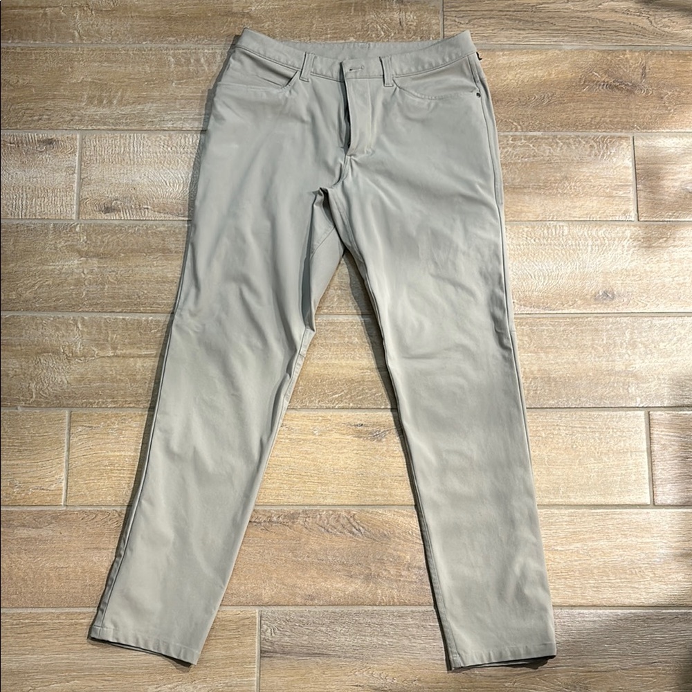 Lululemon ABC Pants - Tan/Gray 31W